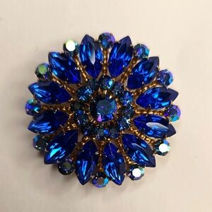 Vintage AB Rhinestone Brooch